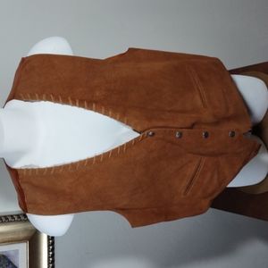 A J Suede Vest